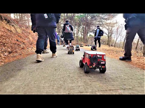 Enjoy RC CAR hiking on the weekends - Team Scale Trail GoldMoon ASMR2