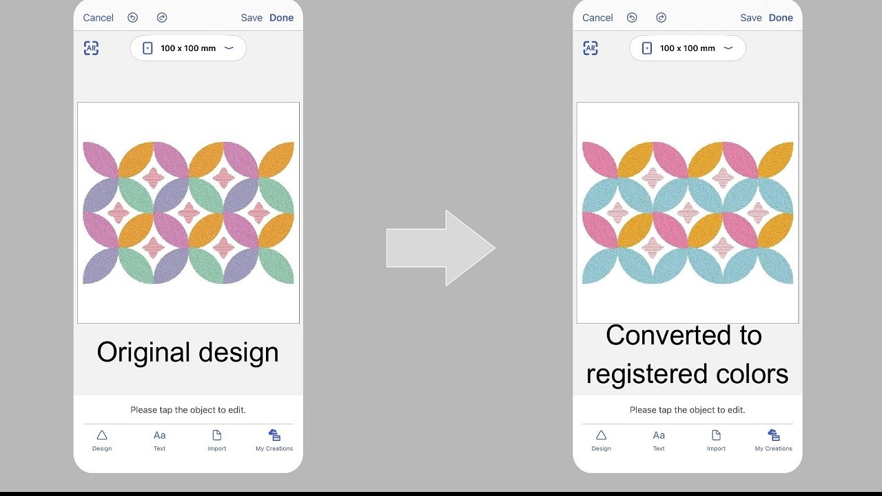 [BrotherSupportSewing] Artspira Thread Feature 3:Easy color conversion of embroidery designs