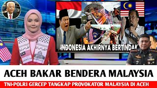Download lagu Malaysia Shocked ● Malaysian Flag Burned in Aceh!? Indonesian Military and Police Quickly Arrest ... mp3
