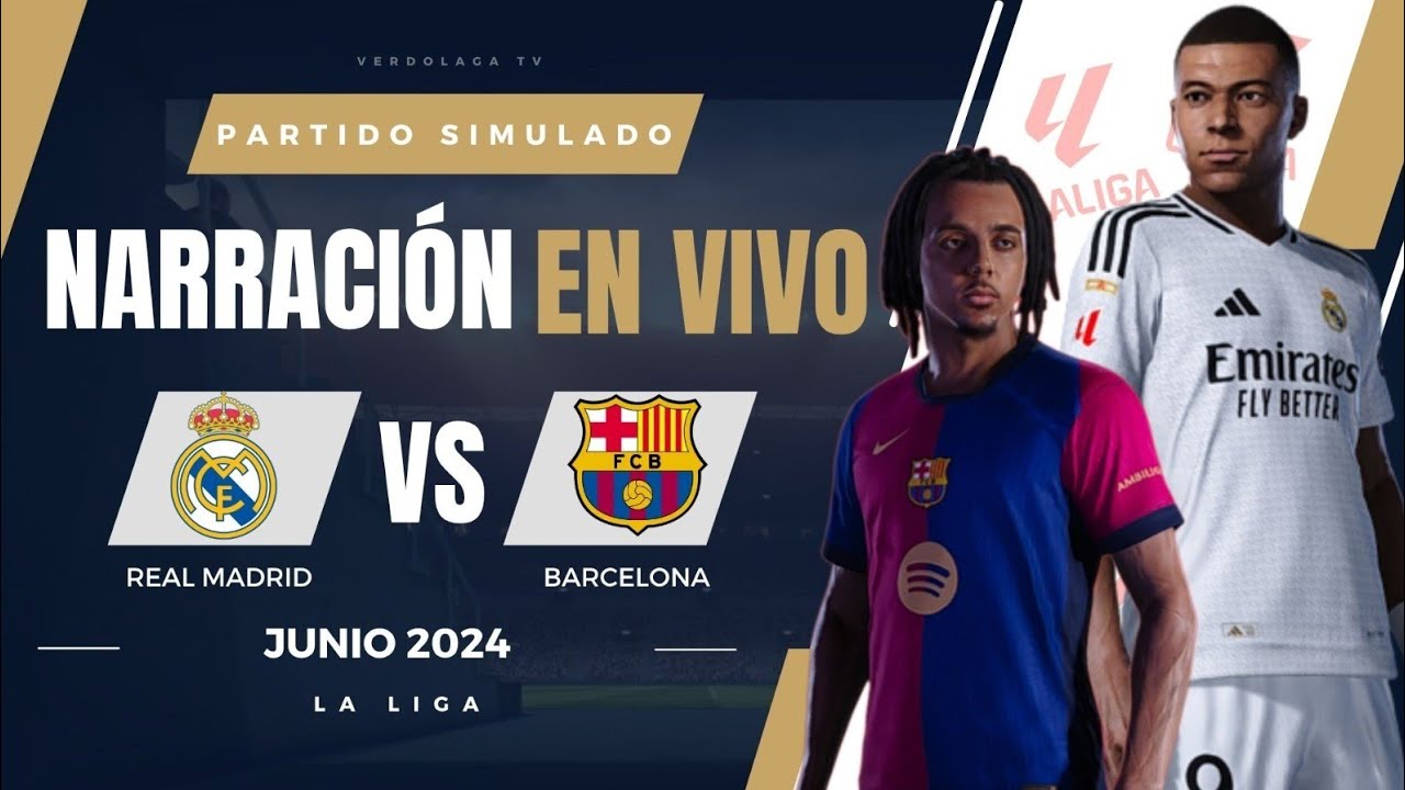 🔴 REAL MADRID VS BARCELONA PARTIDO EN VIVO / LIGA ESPAÑOLA