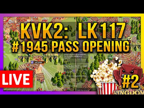 KVK2: LK117 Pass5 Opening🔴 #1945 & #1930 (imperium) & more - Rise of Kingdoms ROK
