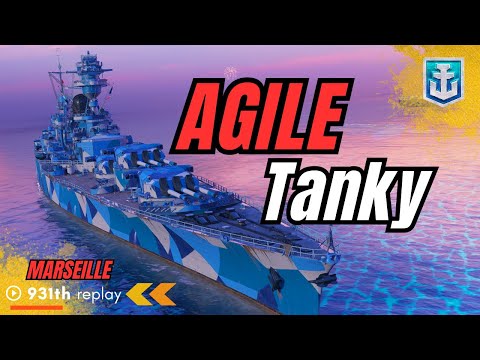 The Unstoppable MARSEILLE : Dominate the Battles with Cruiser Marseille World of Warships #gaming