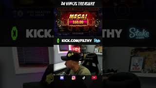 DA VINCI'S TREASURE SLOT 🪙 DROPS 1.2K FOR A BIG WIN 😲 #shorts #onlineslots #slots #davinci