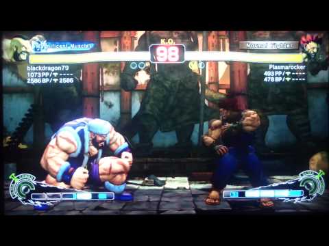 Super Street Fighter 4 AE Zangief vs Akuma