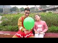 Finger Family Song ( Daddy Finger ) Balloon Version #2