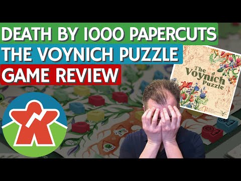The Voynich Puzzle - Board Game Review - Death By 1000 Papercuts