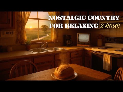 Nostalgic Country Music Therapy | 2 hour | 90's and 2000's Country Home Ambience