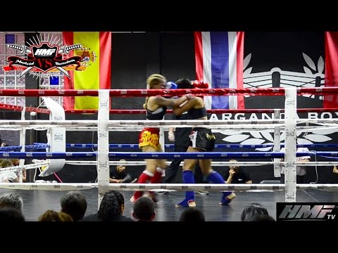 HMF Madrid VS Barcelona - Diana Calderón (Club Rangel) vs Lourdes León (Club Parabellum)