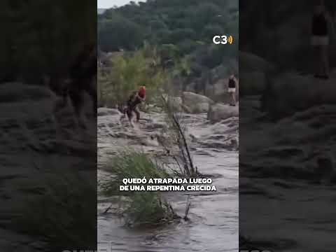 👏🏼 DRAMÁTICO RESCATE EN EL RÍO LOS SAUCES | Cadena 3 Argentina