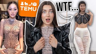 I BOUGHT WEIRD CLOTHING FROM TEMU! WTF...