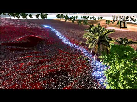20,000 LASER KNIGHTS & MANTIS SHRIMPS vs 2,000,000 ORCS | Ultimate Epic Battle Simulator 2 | UEBS 2