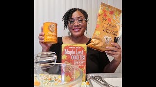 Trader Joe's Maple Fall Taste Test! Maple Cookie Ice Cream,  Pumpkin Cookies and more!