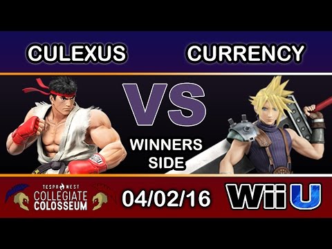 Tespa Collegiate: Culexus (Ryu) Vs. Currency (Cloud) Pools Winners - Smash Wii U