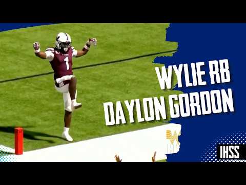 Wylie Pirates RB Daylon Gordan: 2,096 All-Purpose Yards & 20 TDs in 2025
