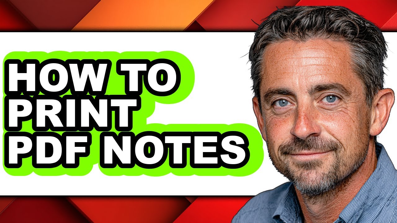 How to Print Pdf Notes - Full Guide