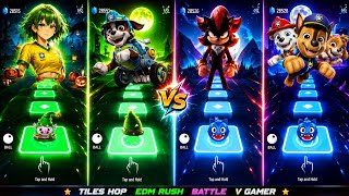 Anime Brazil Girl Vs Chase Paw Patrol Vs Shadow The Hedgehog Vs Paw Patrol – Tiles Hop | V Gamer 💥