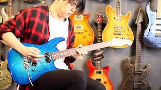 Video thumbnail for 山口和也 演奏 Provision PDST FM ALD#001 SBL [See Thru Blue Burst] short ver. by Bottom's Up Guitars {ボトムズアップギターズ}公式CH