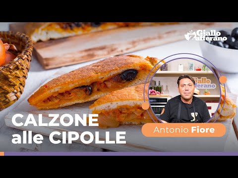 Homemade ONION CALZONE with an unusual filling! Authentic Italian recipe from Bari! 😍🧅