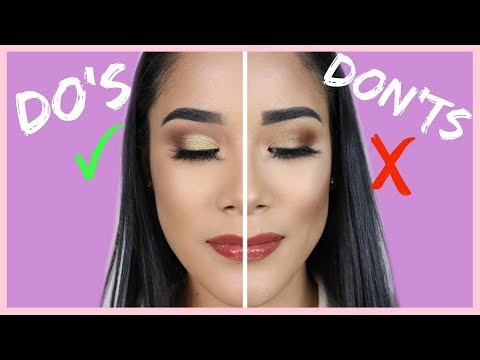 Evita Estos Errores De Maquillaje | DO’S AND DON’TS