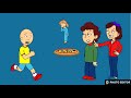 Caillou Ditches Rosie S Play Goes To Peter Piper Pizza Grounded BIG TIME