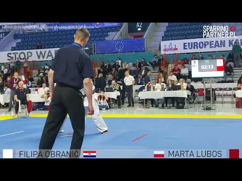 Marta Lubos vs Filipa Obranić Women 55-60Kg European Karate Shinkyokushin Championship Tarnów 2022