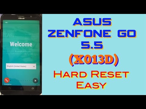 ASUS ZENFONE GO 5.5 HARD RESET / ASUS X013D HARD RESET