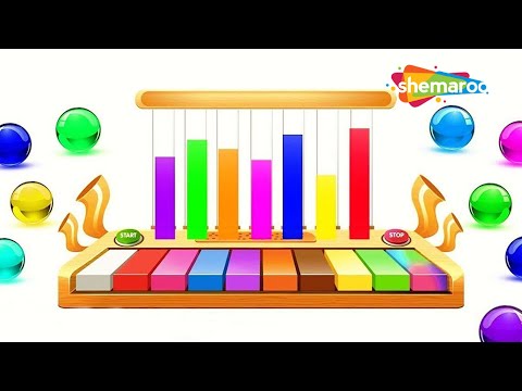 Learn colours with the colorful musical xylophone - learn colours for kids