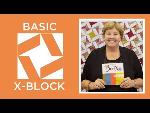 Make the Basic X-Block Ruler Quilt with Jenny Doan of Missouri Star! (Video Tutorial)
