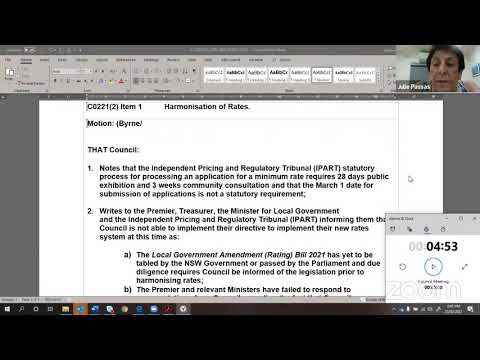 Extraordinary Council meeting webcast - 23 February 2021