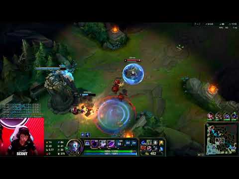 [Scout Syndra POV vs irma Orianna] LPL Spring 2021 - EDward Gaming vs eStar - Game 1