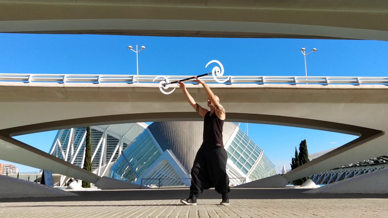 product video Flowbonacci Dragon Staff - Tri-Ying