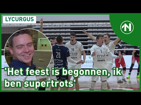 Lycurgus directeur Arjan Taaij is blij met wedstrijd tegen Dinamo Boekares: 'HISTORIE'