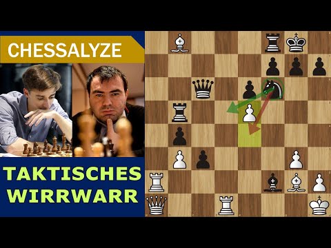 Wenn man kaum mehr DURCHBLICKT | Dubov vs Mamedjarov | Tata Steel Chess 2022 R1