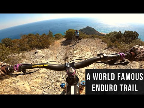 Take a run down the famous DH Men Trail in Finale Ligure