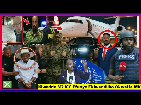 Awedde M7 Gyiwunye ICC Efunye Ekiwandiiko   Obujulizi Okukwatta Muhoozi Bobi Wine Affa Esanyu Farooq