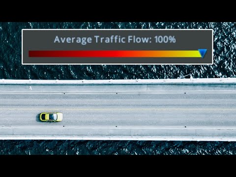 Perfect 100% Traffic Flow Only Possible Like This In Cities Skylines!