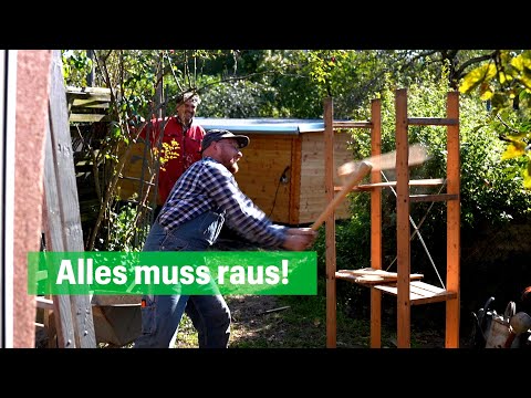 Müll, Steine und ein kaputtes Dach   Die große Aufräumaktion