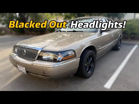 How to Replace Headlights on a Mercury Grand Marquis | Blacked-Out Upgrade!