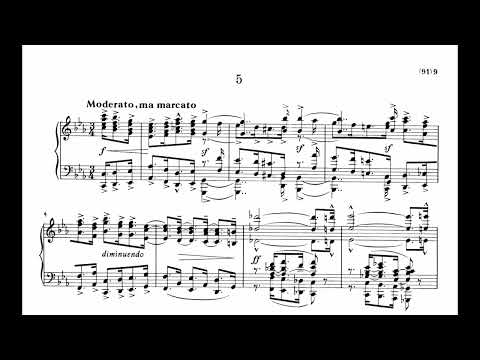 Max Reger - Improvisationen op. 18 [Score Video]