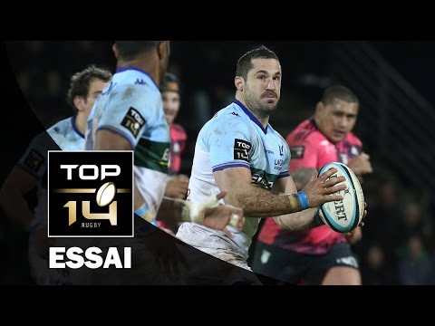 L'essai de Scott Spedding (Bayonne) TOP 14 - Bayonne - Montpellier - J8 - Saison 2014-15