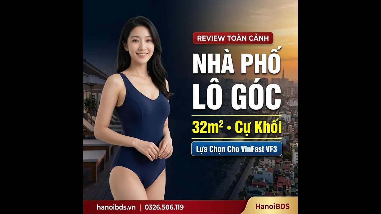 Bán Nhà Phố Lô Góc Cự Khối 32m²: Đi Xe Điện VinFast VF3 Cực Tiện | HanoiBDS.vn