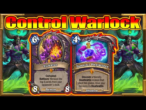 I Crushed Owl Tamsin's Phylactery OTK With Control Warlock Fractured in Alterac Valley | Hearthstone