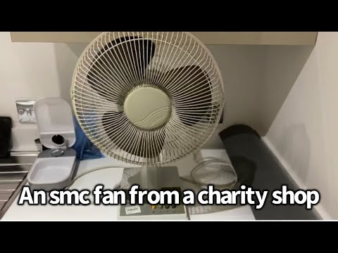 This is a 1995 CED 12” oscillating desk fan