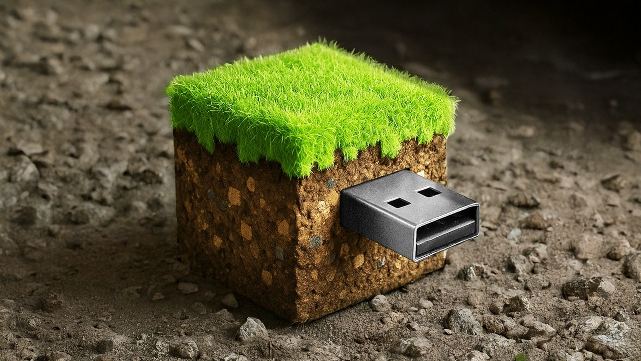 I Found Someones Forgotten Minecraft USB