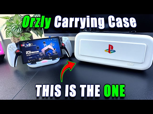 Vídeo relacionado con Orzly Estuche de Transporte para Reproductor Remoto PlayStation Portal, Accesorios para Consola PS5, protección para Viajes y Almacenamiento, Cargador de Auriculares Blanco/Negro - Edición de Regalo