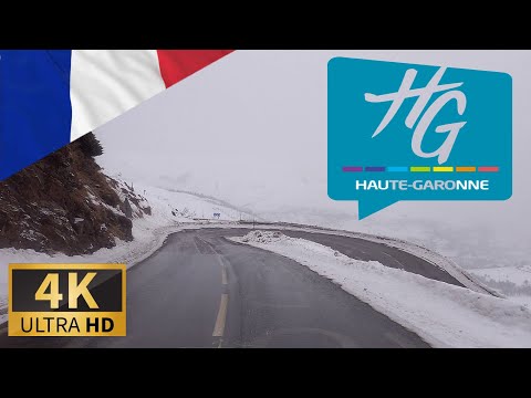 DRIVING Canton of BAGNÈRES-DE-LUCHON, Saint-Gaudens, HAUTE-GARONNE, Occitanie, FRANCE I 4K 60fps