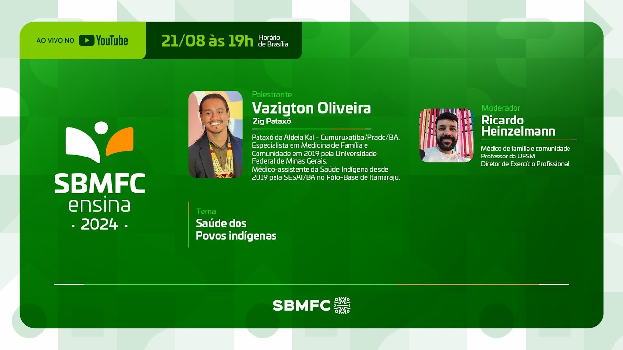 SBMFCensina 2024 - Saúde dos Povos indígenas