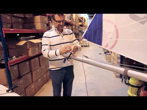 Rigging the 6:1 Outhaul for Laser with Steve Cockerill - By Rooster Sailing