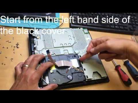 PS4 Slim Blu Ray Laser Replacement Tutorial - In Real...