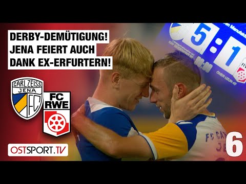 Derby humiliation! Jena party thanks to former Erfurt players: CZ Jena vs. Rot-Weiß Erfurt | Regi...